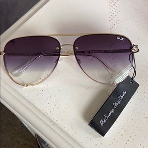 Quay Sunglasses High Key Rimless